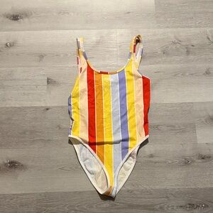 Nike Retro Colorful Striped Bodysuit - Size S